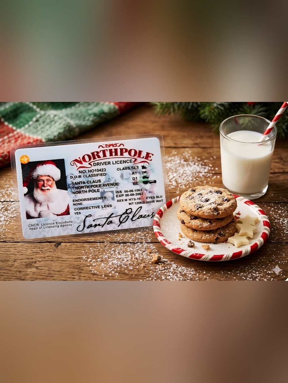 Northpole Santa Claus License ID Card - NEW 🎅BUY NOW✨️